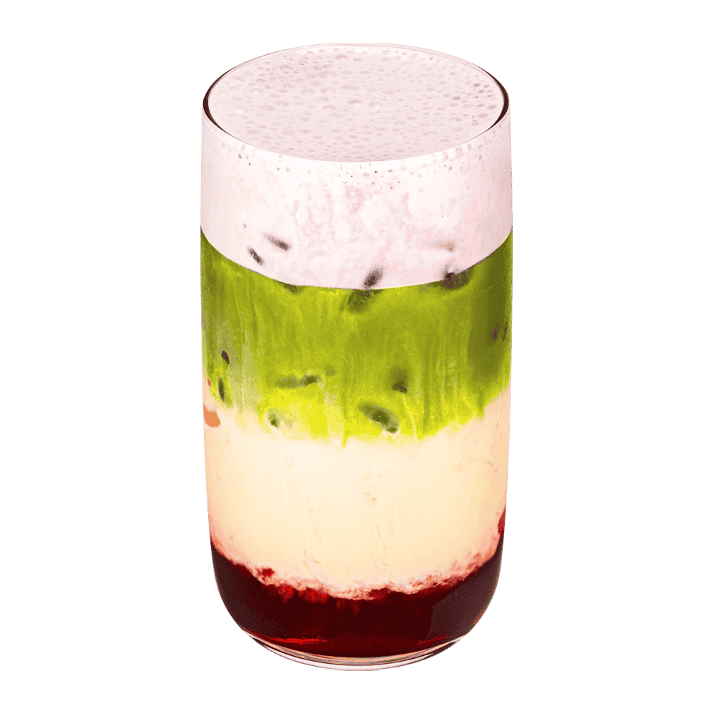 Image of STRAWBERRY MATCHA LATTE - Moonkiz